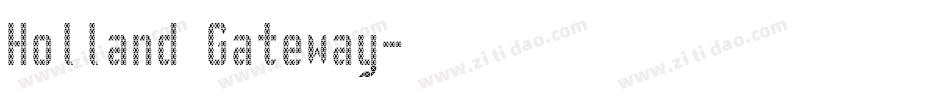 Holland Gateway字体转换